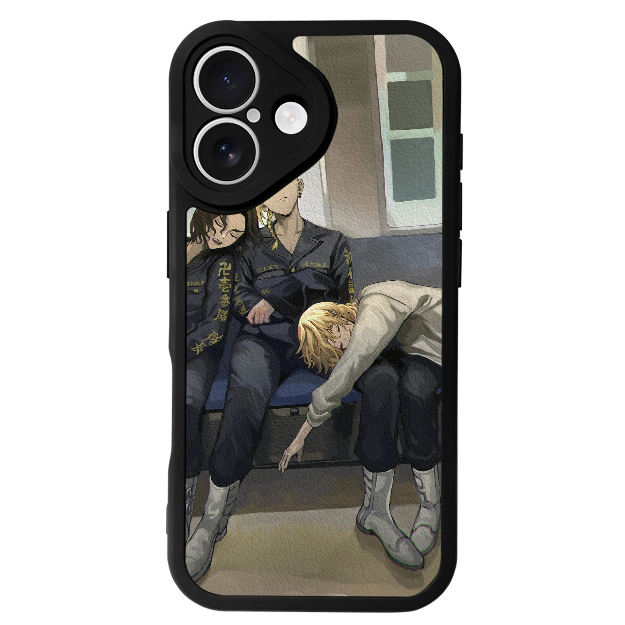 （画像用） 東京リベンジャーズ Tokyo Revengers 【iPhone 16シリーズ対応】シリコンスマホケース（レザー調） 材質：シリコン
